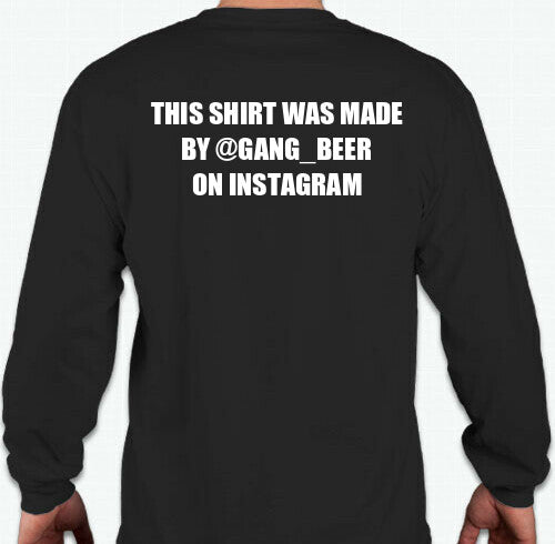 GANG BEER "HARD" CREWNECK BLACK
