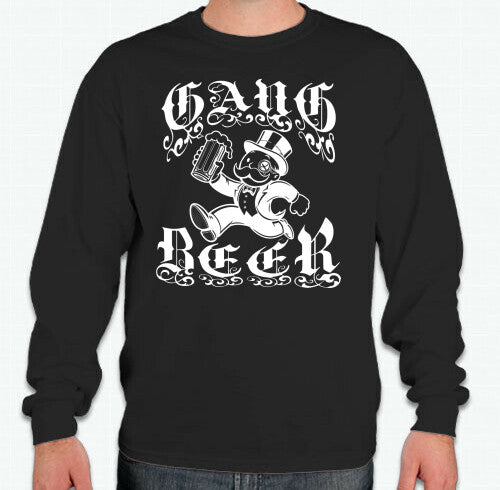 GANG BEER "HARD" CREWNECK BLACK